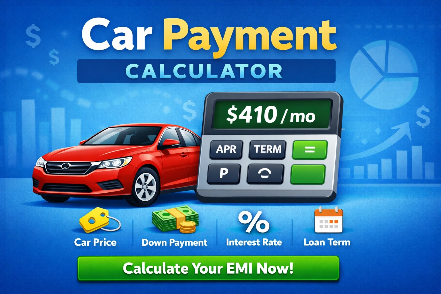 Car Payment Calculator – Estimate Monthly Auto Loan EMI Instantly