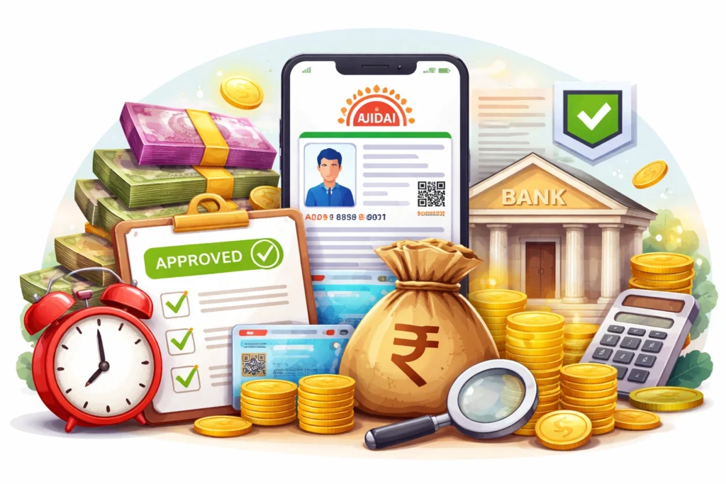 आधार से लोन कैसे लें 2026