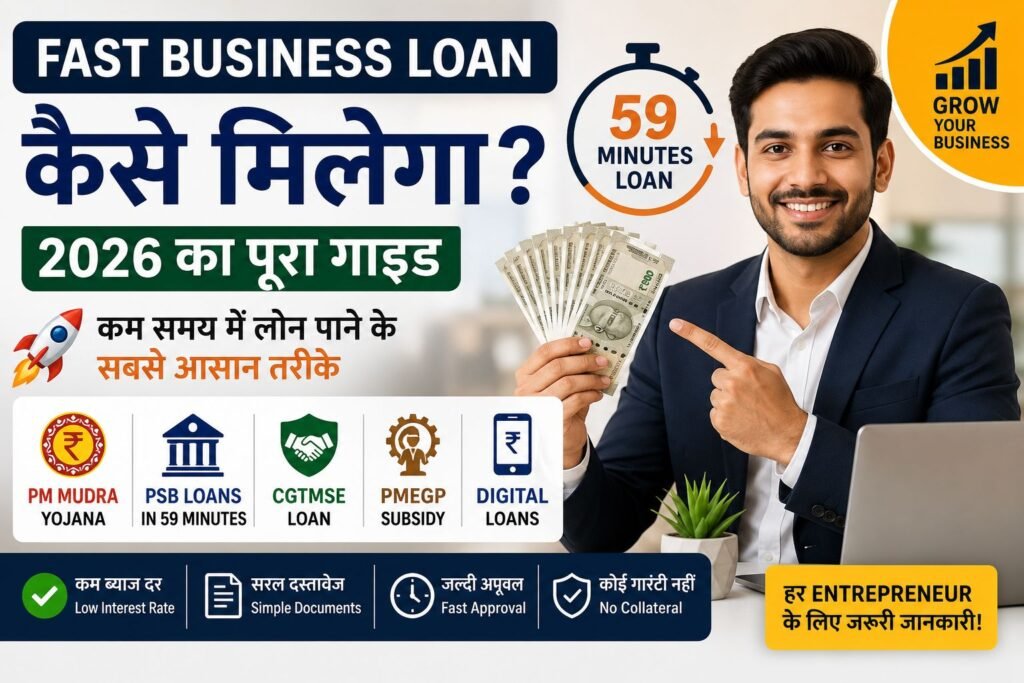 India Mein Fast Business Loan Kaise Milega